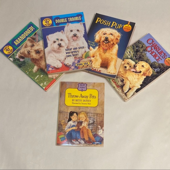🎉2/20 Set of 5 Vintage Puppy Pet Patrol Young Reader Elementary School Books - Picture 8 of 9